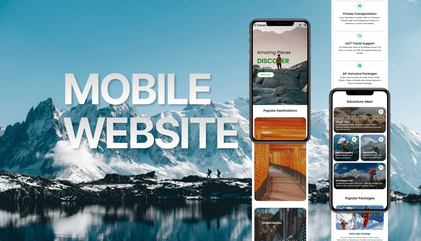 Website Mobile | Travel.com